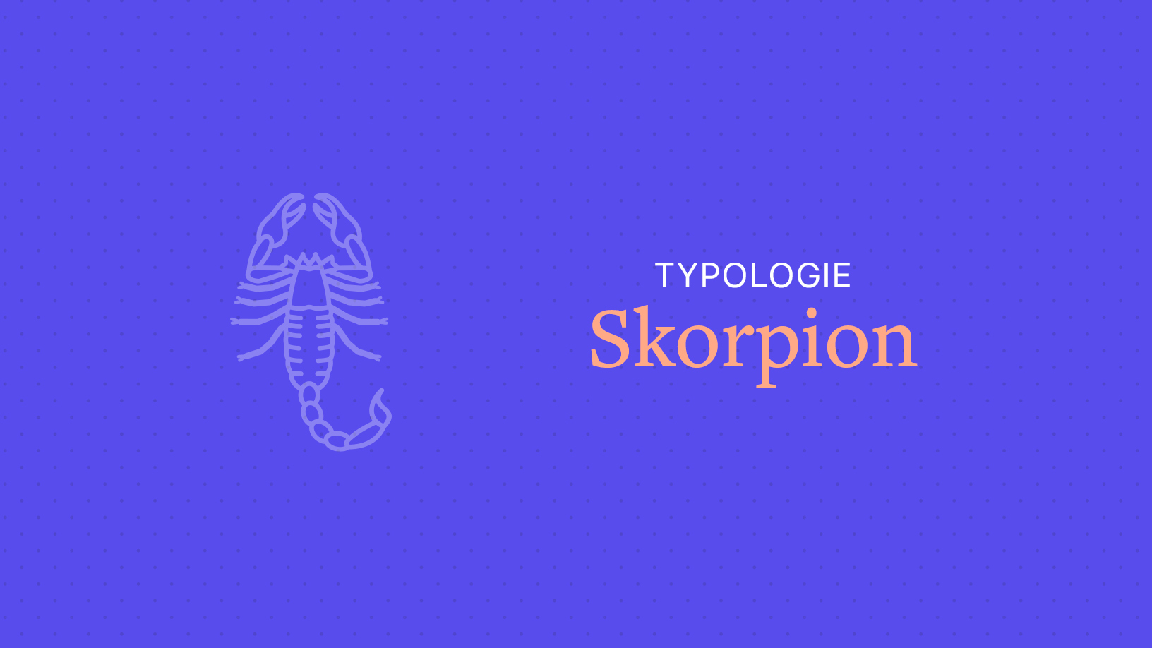 Sternzeichen Skorpion